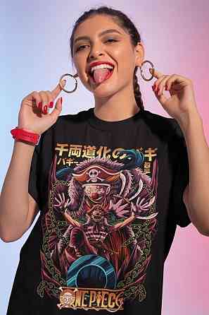 Футболка аниме Аниме Винтаге Спекиал Аниме оверсайз (S/M/L) Черний AnimeJ1013 Днепр