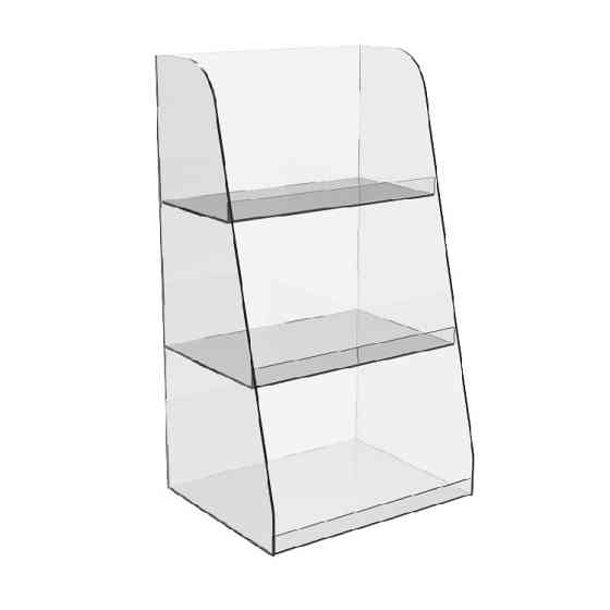 Підставка EKOSTAR під товар вітрина 3-х ярусна 250х200х450 Київ