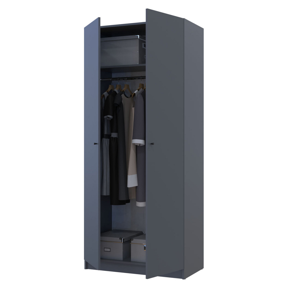 Полиця для одягу Doros Promo Графіт 3шт. 86.7х35х1.6 (DRS-011564) Дніпро - фото 5