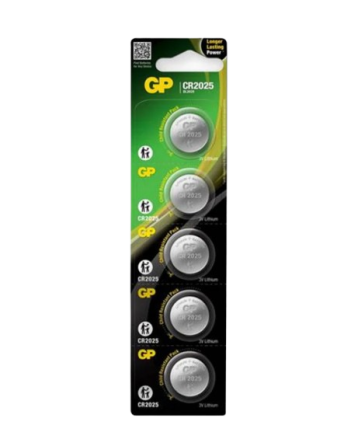 Батарейки-Таблетки GP CR2025 / 3V блістер 5шт. ОРИГІНАЛ Дніпро