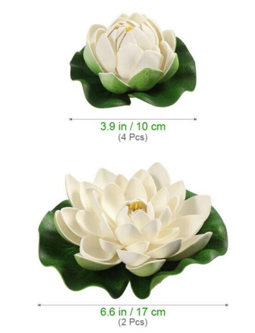 Декоративні лілії для ставка білі 6 шт. Київ - фото 2