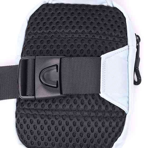 Практичная слинг сумка для путешествий из качественного текстиля Vintage 22868 Голубой Киев