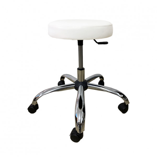 Стілець для майстра без спинки Твін на хромованій ніжці Київ - фото 1