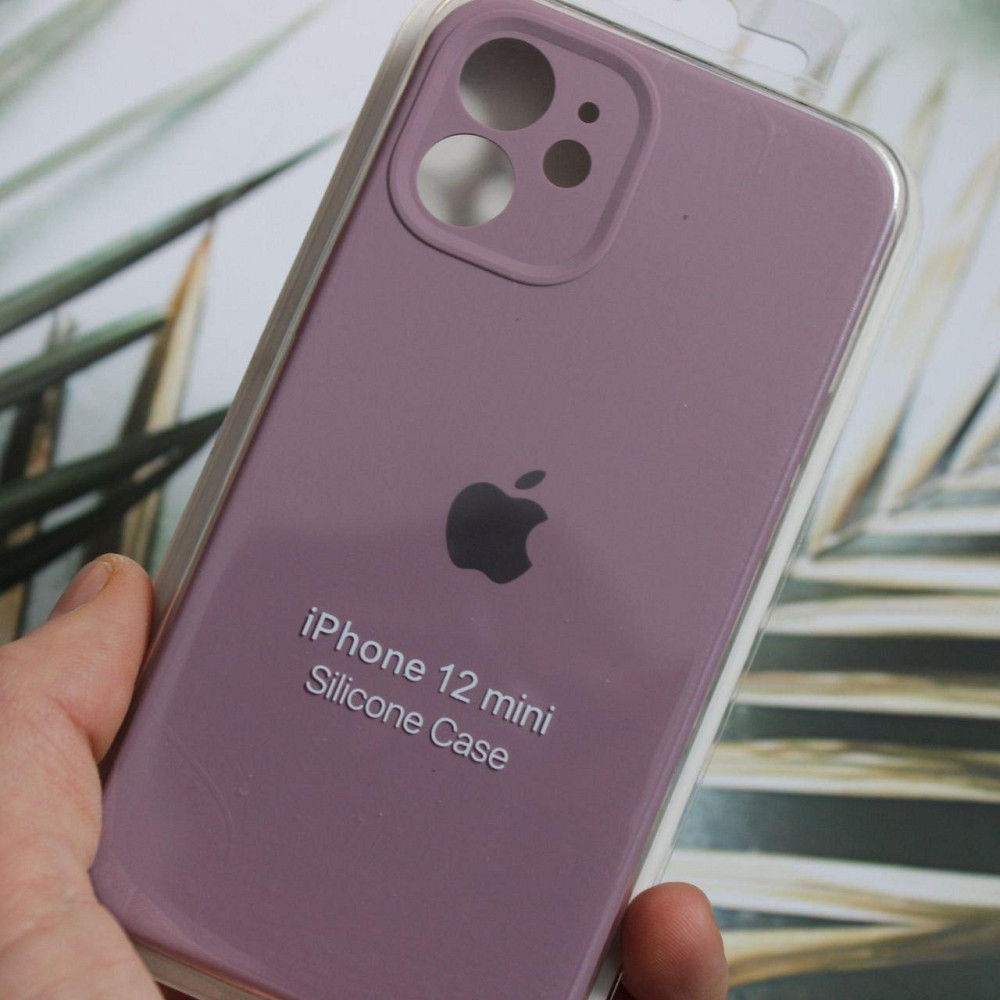 Чехол Silicone Case Full Protective для Apple iPhone 12mini Blackcurrant Київ - фото 2