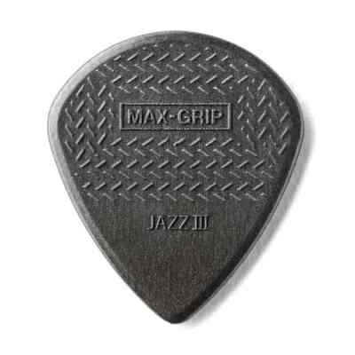 Медиатор Jim Dunlop Max-Grip Jazz III Carbon Fiber Pick 6 шт. (471P3C) Винница