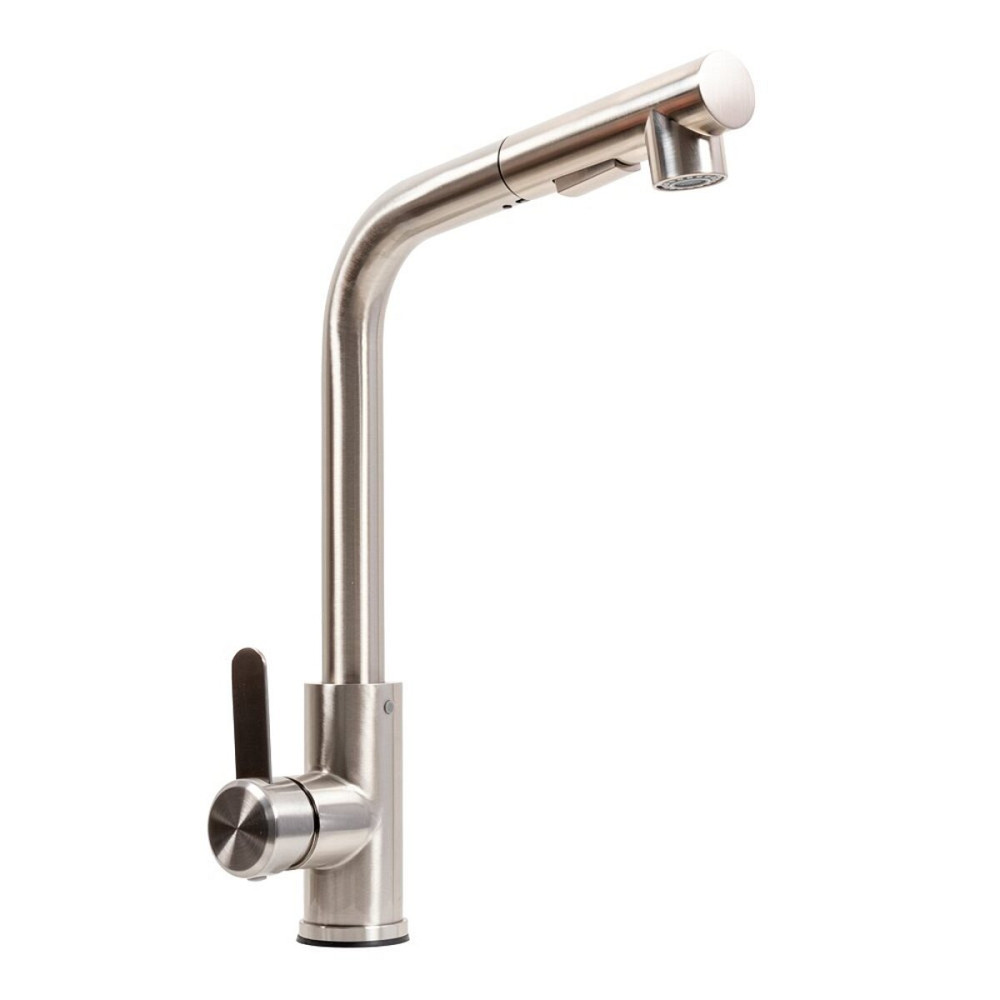 VALESO Кухонний комплект: Мийка Valeso Handmade (65x50 см) нержавійка + Змішувач FC-1 з висувно Киев - изображение 7