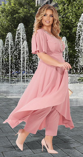 Ошатний костюм зі штанами великого розміру (50) Київ - фото 6