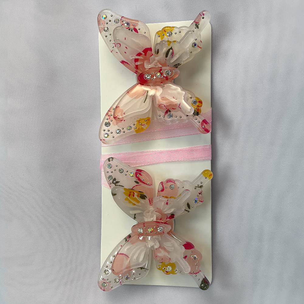 Магниты для штор и гардин Бабочка Люси набор 2 шт Розовый (81-172) Киев - изображение 5