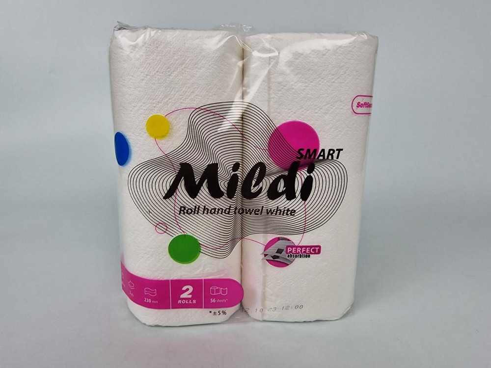 Рушник паперовий "Mildi Smart" 210*110/50 ціль. 2 шар. (2 шт.) Кохавінка (1 пачка) Харків - фото 1