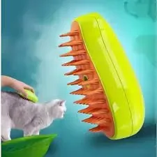 Паровая силиконовая щетка для кошек и собак для вычесывания Коломыя