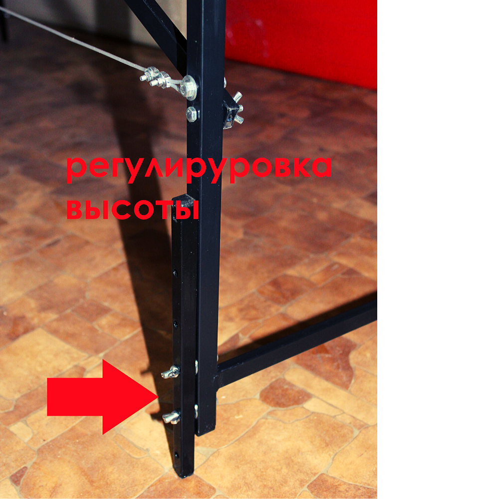 Кушетка косметологічна Економ до 150 кг складна регульована по висоті Київ - фото 3