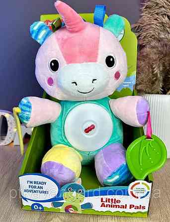 Дитячий м'який нічник "Єдиноріг" (прорізувач, підсвічування, мелодії, дзеркальце) Хмельницький