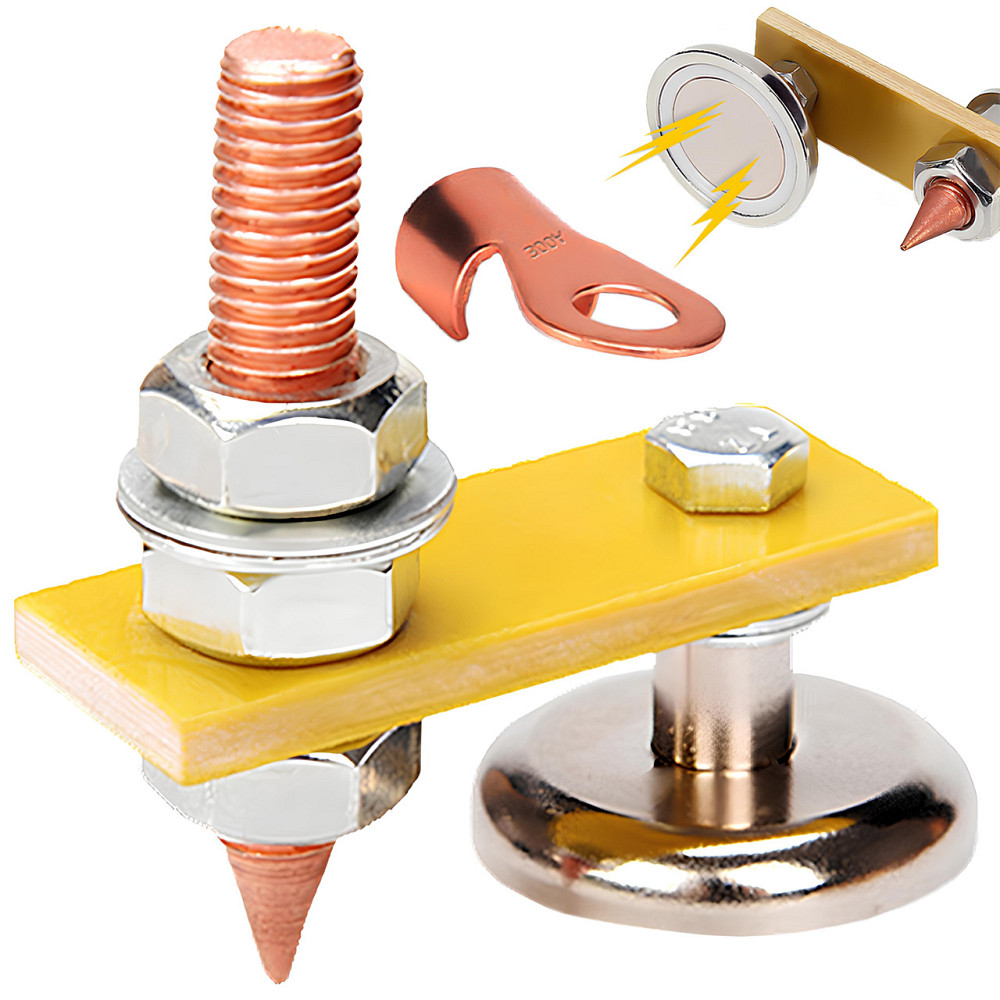 Магнитная масса клемма с одним магнитом для сварки SBR Киев - изображение 1