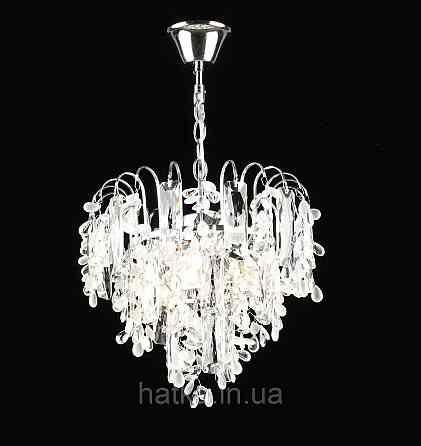 Люстра подвесная хрустальная E2726/3, Хром Киев