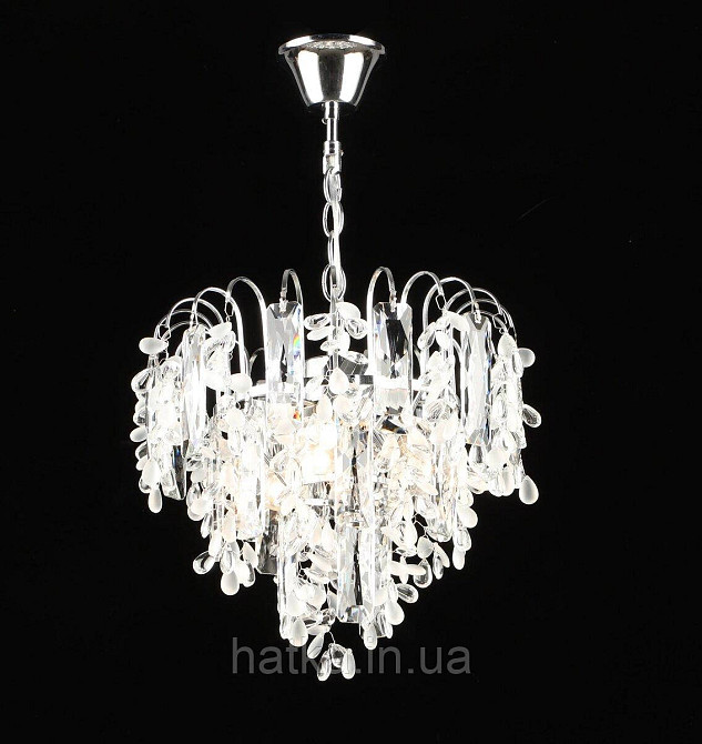 Люстра подвесная хрустальная E2726/3, Хром Киев - изображение 1