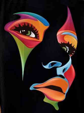 Футболка женская турецкий трикотаж 3D накат Белый Девушка Харьков