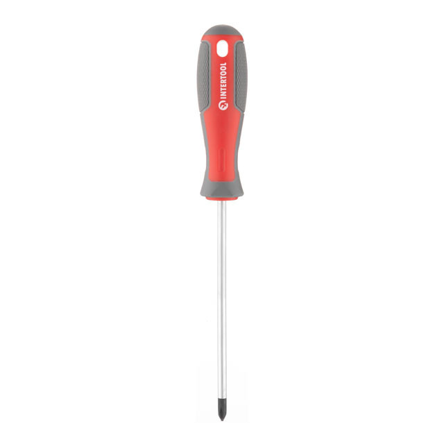 Викруткa хрестова, PH1×125 мм, Cr-V INTERTOOL VT-3317 Київ - фото 3