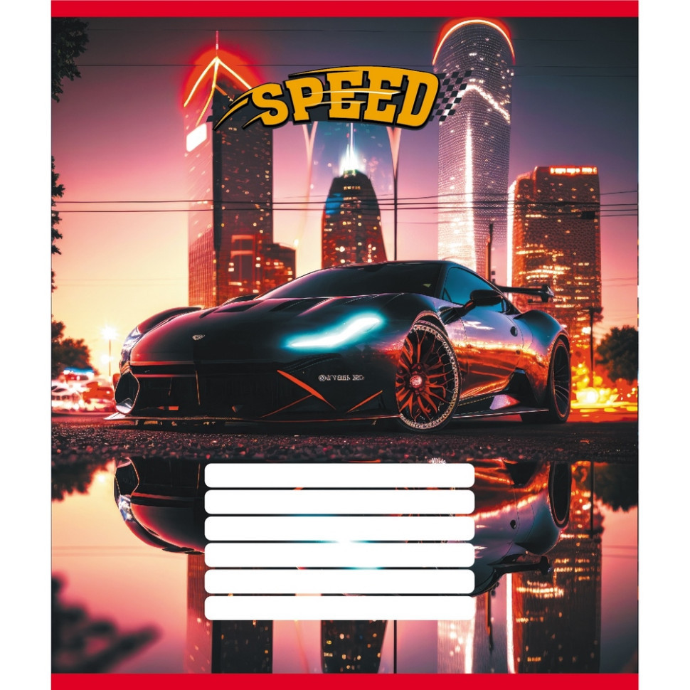 Зошит учнівський "Нічні вогні" 012-520156L-5 в лінію, 12 аркушів Вінниця - фото 1