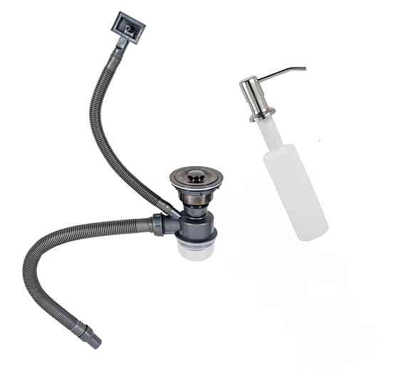 VALESO Кухонна мийка 50*50 PVD чорна Valeso Handmade (товщина 3,0/1.5) Киев