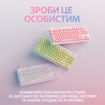 Клавіатура Logitech G713 Aurora Gaming GX Red USB UA Off-White (920-010678) Вінниця - фото 7