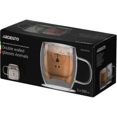 Набор чашек Ardesto Animals 250 мл 2 шт (AR2625GHA) Винница