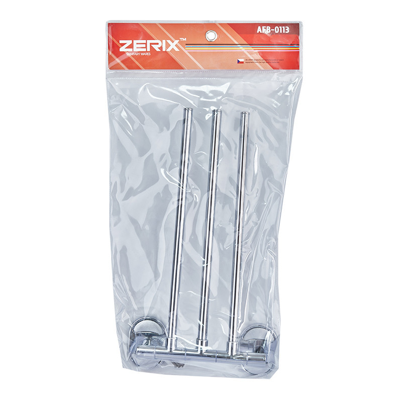 Поворотный полотенцедержатель с 3 планками Zerix AFB-0113 (ZX5045) Харьков - изображение 8