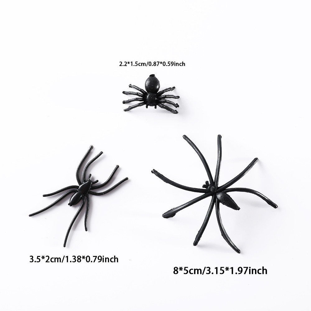 Набор пауков для Хэллоуин 150 штук черный Киев - изображение 4