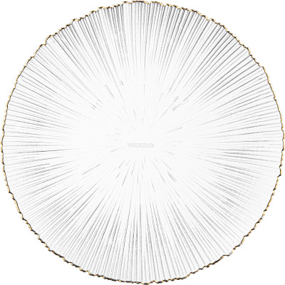 Тарелка Ardesto Mallow, 21см, скло, прозорий (AR5012) Винница - изображение 2