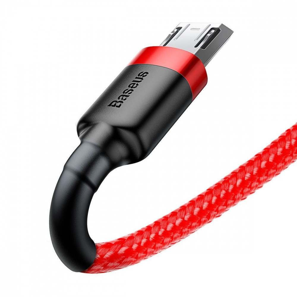 Кабель Baseus Cafule Micro USB 2.4A 1м красный Львов - изображение 9