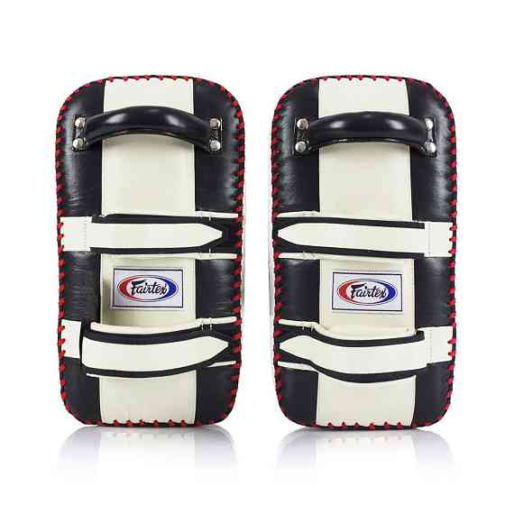 Пади для тайського боксу Fairtex KPLC2 Black/White Кам'янське