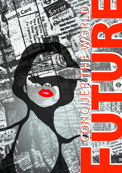 Блокнот В6/96 арк. "Аркуш""Future" # офсет, тверда обкл., + УФлак, тисн., 1В694, шт Київ - фото 1