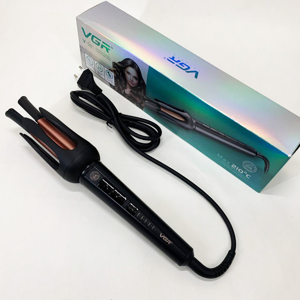 Плойка для волос хорошая VGR, Утюжок для завивки волос Современные щипцы завивки CU-65 Львов - изображение 3