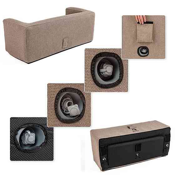 Комплект надувной мебели диван и 2 кресла Коричневый SW-00002657 Киев