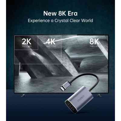 Переходник USB-C to HDMI 8K 60 Hz Choetech (HUB-H16-GY) Винница