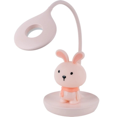 Настільна лампа Kite Bunny LED з акумулятором, рожева (K24-492-1-2) Вінниця - фото 1