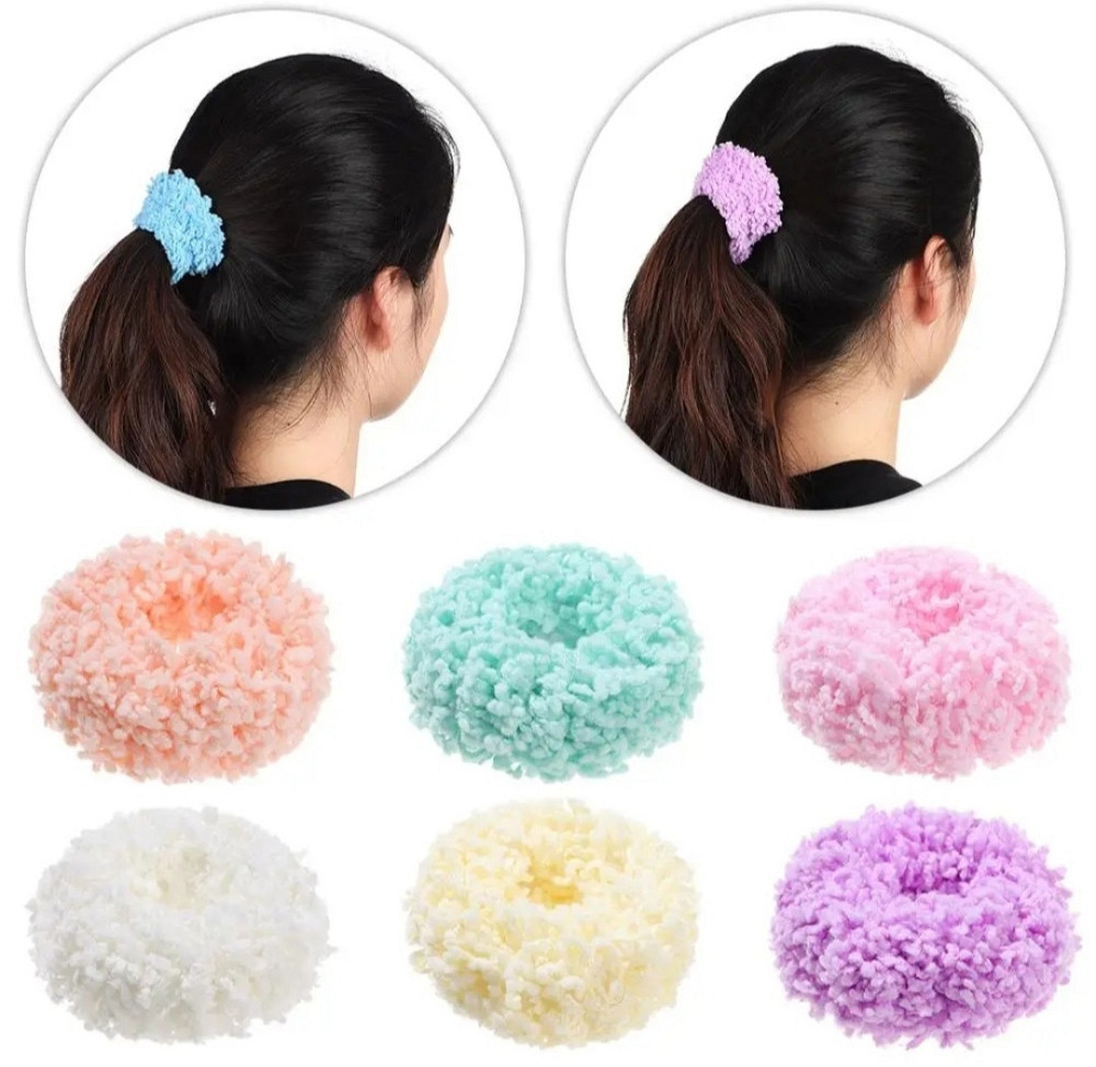 Люмінісцентна гумка для волосся Блакитний Сміла - фото 7