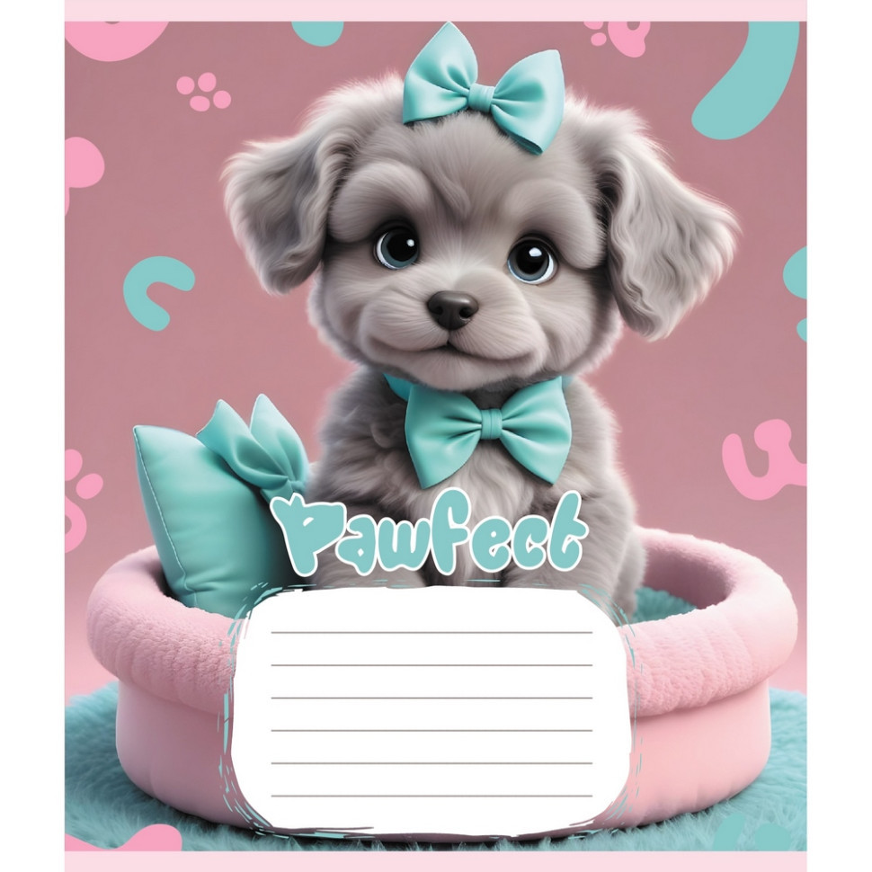 Зошит учнівський "Цуценята" 012-510126C-3 в косу лінію, 12 аркушів Вінниця - фото 1