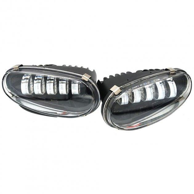Комплект протитуманних LED фар Daewoo Lanos, Sens на 5 лінз 50W біле світло (металевий корпус) Харків - фото 1