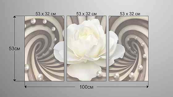 Модульная картина Цветок Абстракция Art-55_3А Киев