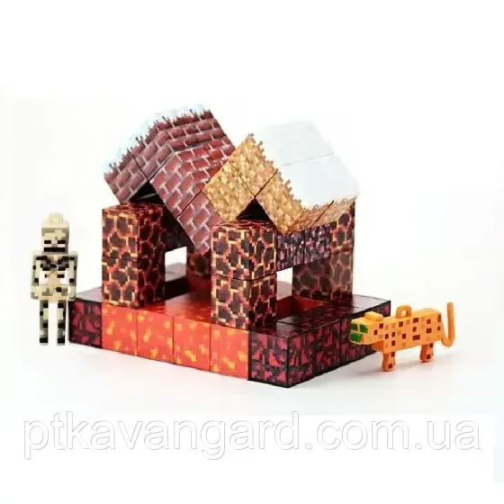 Конструктор магнітний майнкрафт 50 кубики магнітні блоки Dream World LZCK 014 Хмельницький