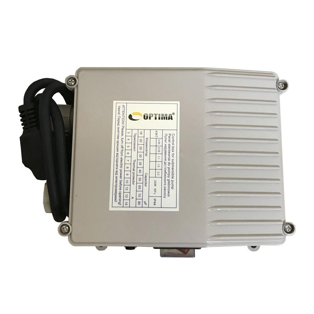 Насос скважинный с пов,уст к песку 2,5″ OPTIMA 2,5SDm1,5/18 0,25 кВт 48м + пульт+кабель 15м (000015543) Киев - изображение 3
