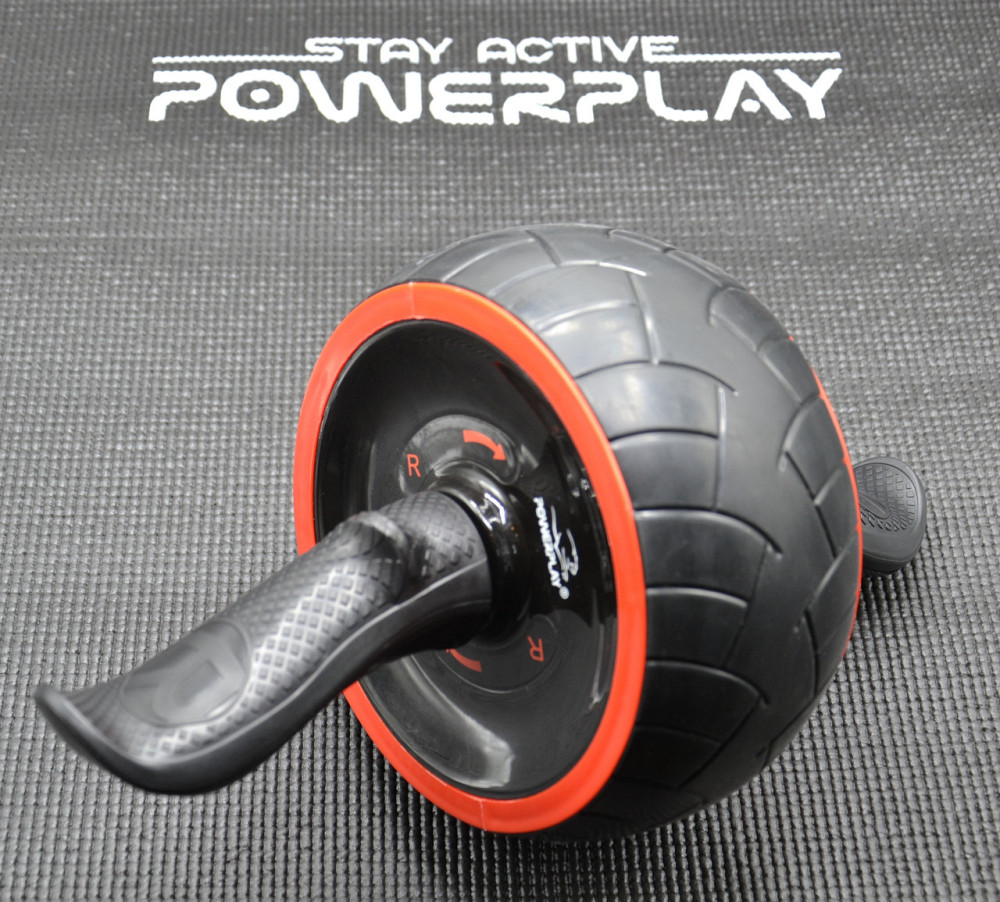 Колесо для преса PowerPlay 4326 зі зворотним механізмом AB Wheel Pro Чорно-червоне Каменское - изображение 6