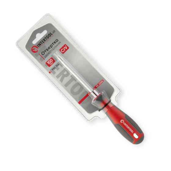 Викрутка 2-х сторін. 6х100 мм гумова (блістер) Мукачево