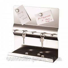 Ключниця Axentia з 5 гачками і 5 магнітами нерж сталь (116736) Київ - фото 1