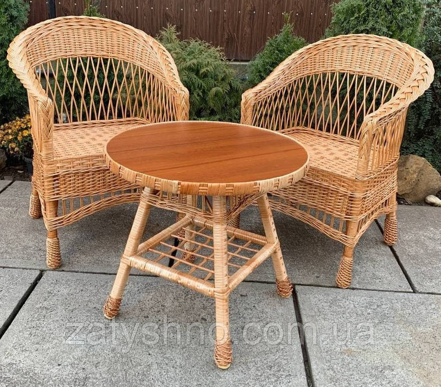 Набор мебели плетеный для балкона Киев - изображение 1