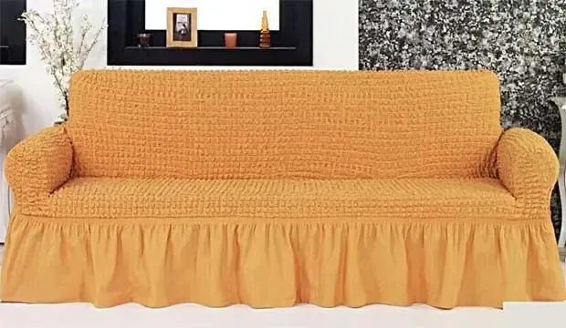 Турецкий натяжной чехол на диван универсальный Коломыя - изображение 4