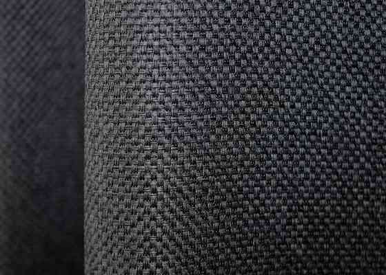 Комплект коротких штор VR-Textil Льон-блекаут Льон Мішковина № 1161ш Графітовий 130х170см 2 шт (35-0100) Київ