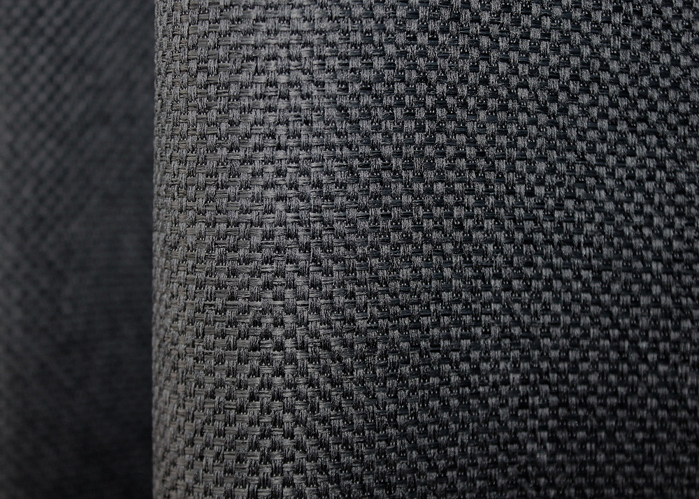 Комплект коротких штор VR-Textil Льон-блекаут Льон Мішковина № 1161ш Графітовий 130х170см 2 шт (35-0100) Київ - фото 6