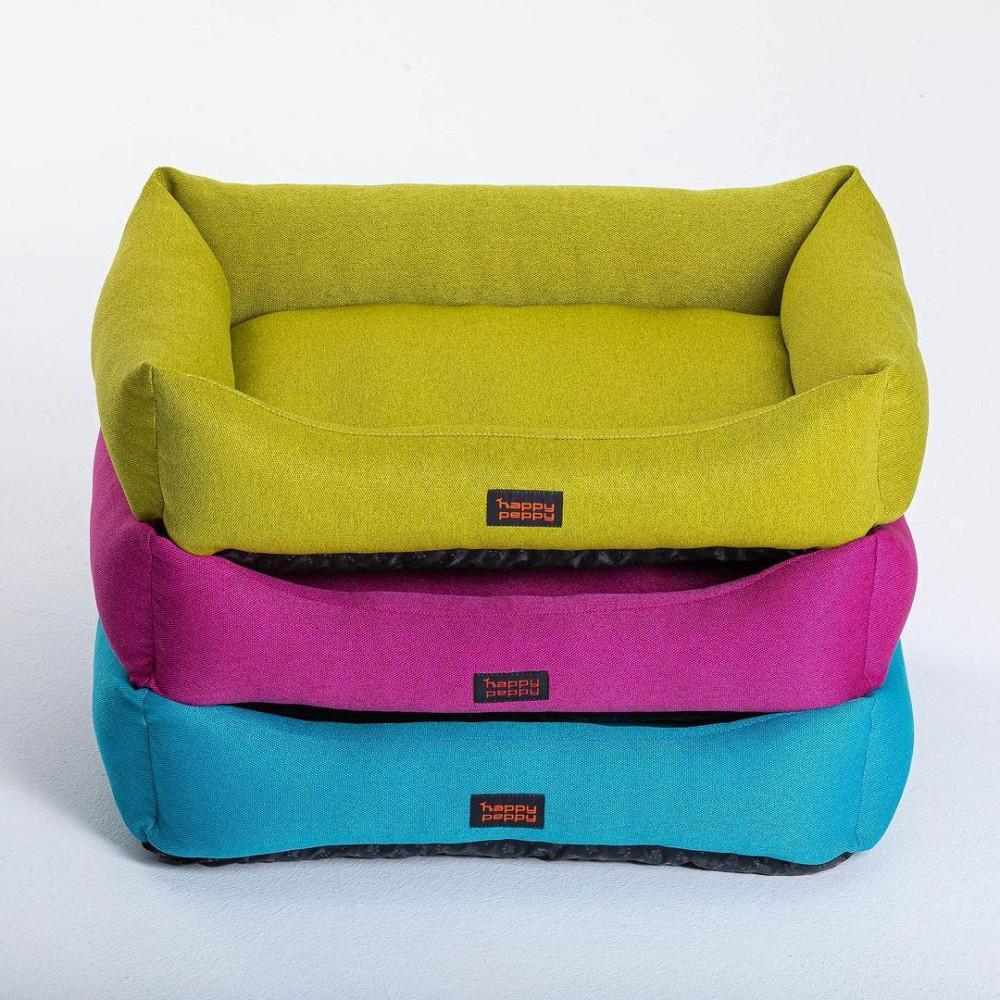 Лежак для собак и котов Happy Peppy (Хэппи Пеппи) Sofa Рогожка 80х120 см, Зелёный Запорожье - изображение 5