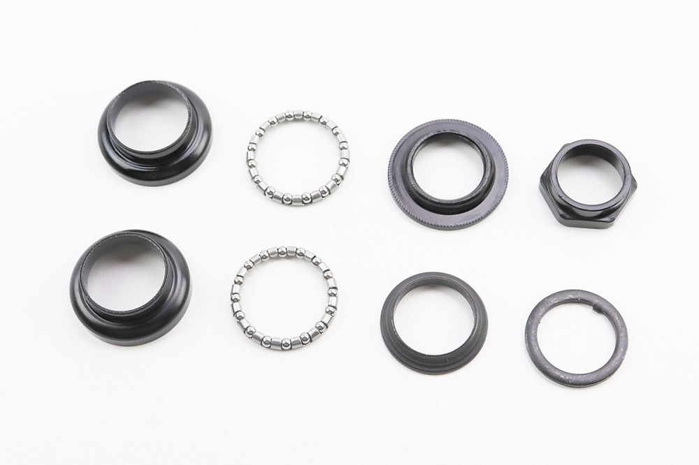 Кермова колонка 1" (30/25.4x30/27) різьбової вилки, чорні H800K Київ - фото 2